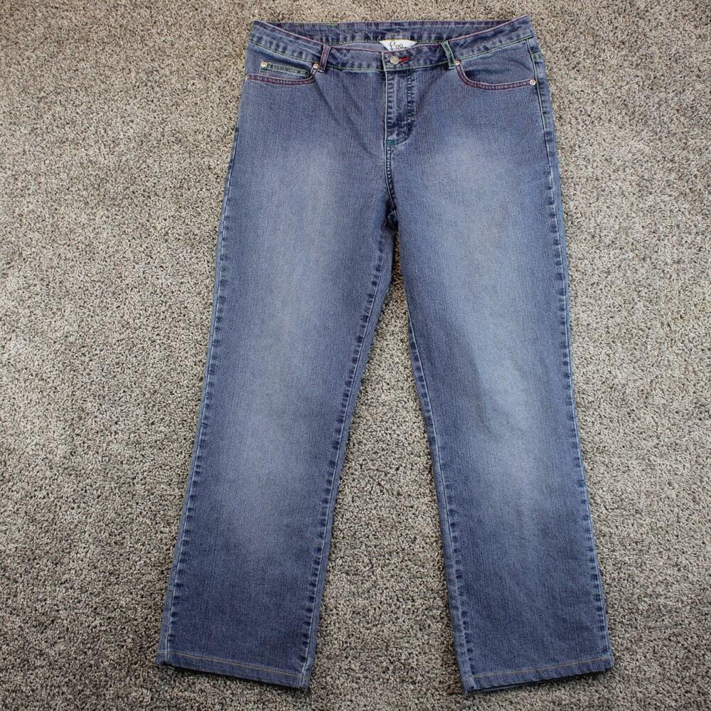 Vintage Lilly Pulitzer Preppy Stretch Jeans Womens 10